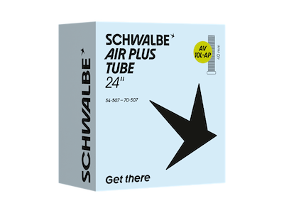Schwalbe Air Plus slange 24" (54/70-507) med 40mm lang Autoventil AV10L-AP