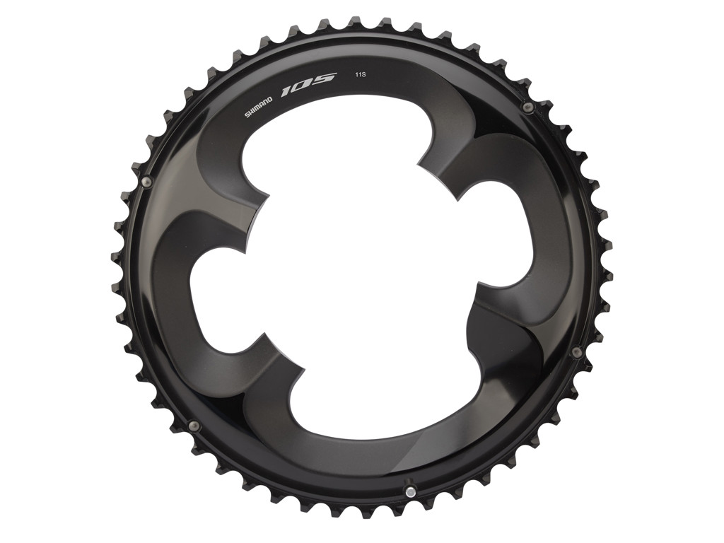 Shimano 105 klinge - 53 tands sort - Type FC-R7000