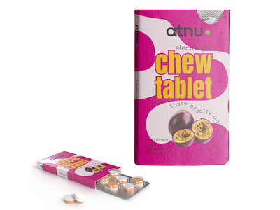 Atnu Elektrolyt Chews Tablet - Passionsfrugt