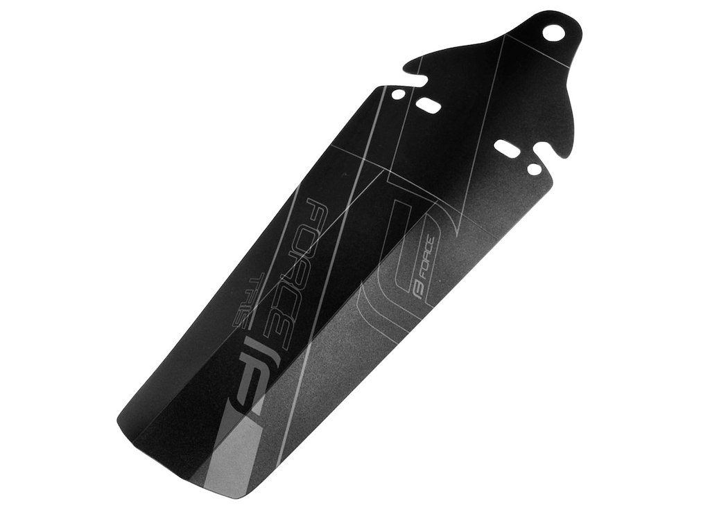 FORCE Tris bagskærm til montering under sadel sort