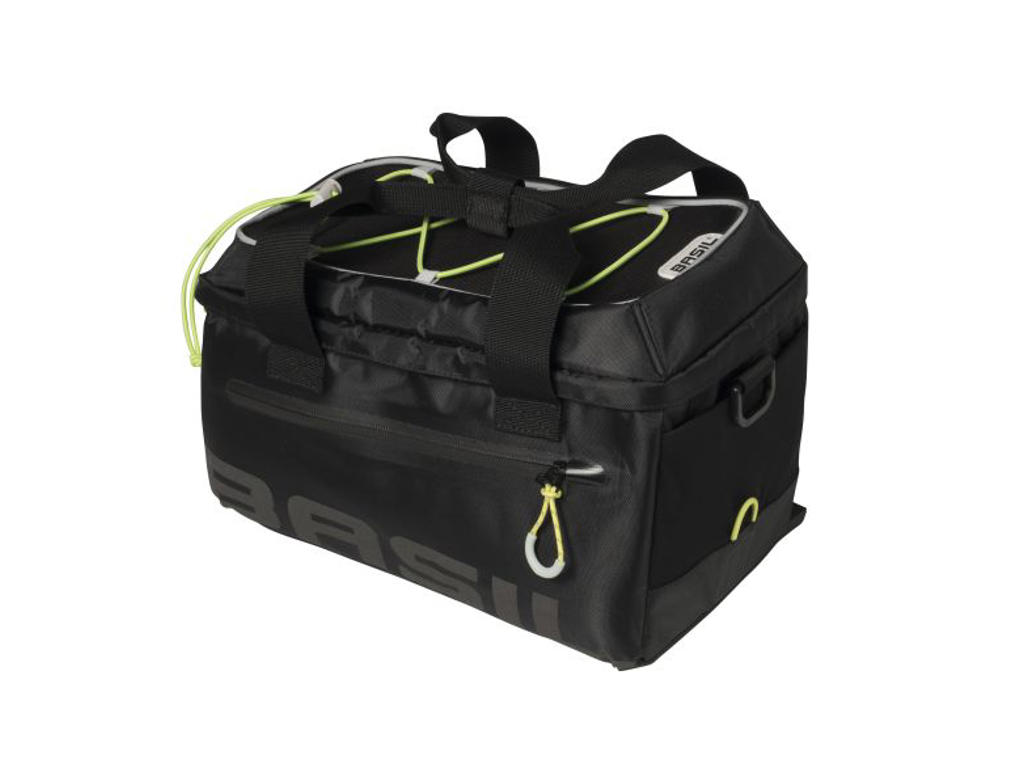 Basil Miles Trunkbag - Cykeltaske til bag - 7 liter - Black lime