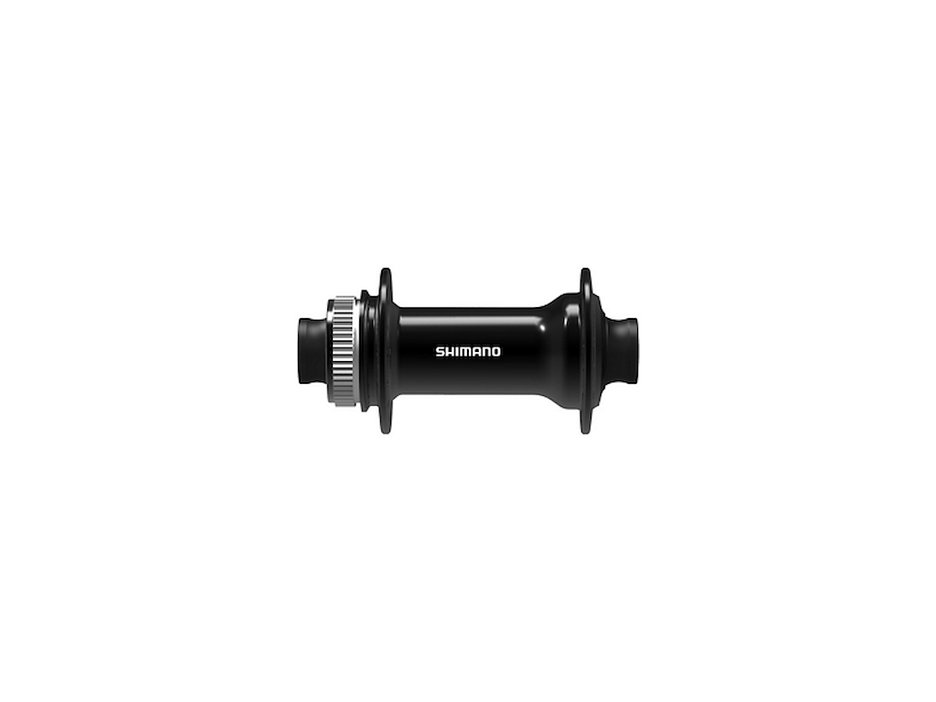 Shimano - Fornav E-Thru 15mm Boost til disc med center lock - 110mm - 28 eger - HB-TC500-15-B
