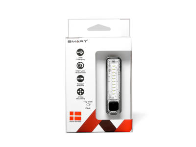 Smart Acrux - Forlygte LED - USB opladelig - 3 lysfunktioner