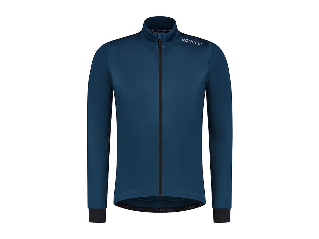 Rogelli Core Langeærmet Cykeltrøje Navy Størrelse S Rogelli Core Langeærmet Cykeltrøje Navy Størrelse S