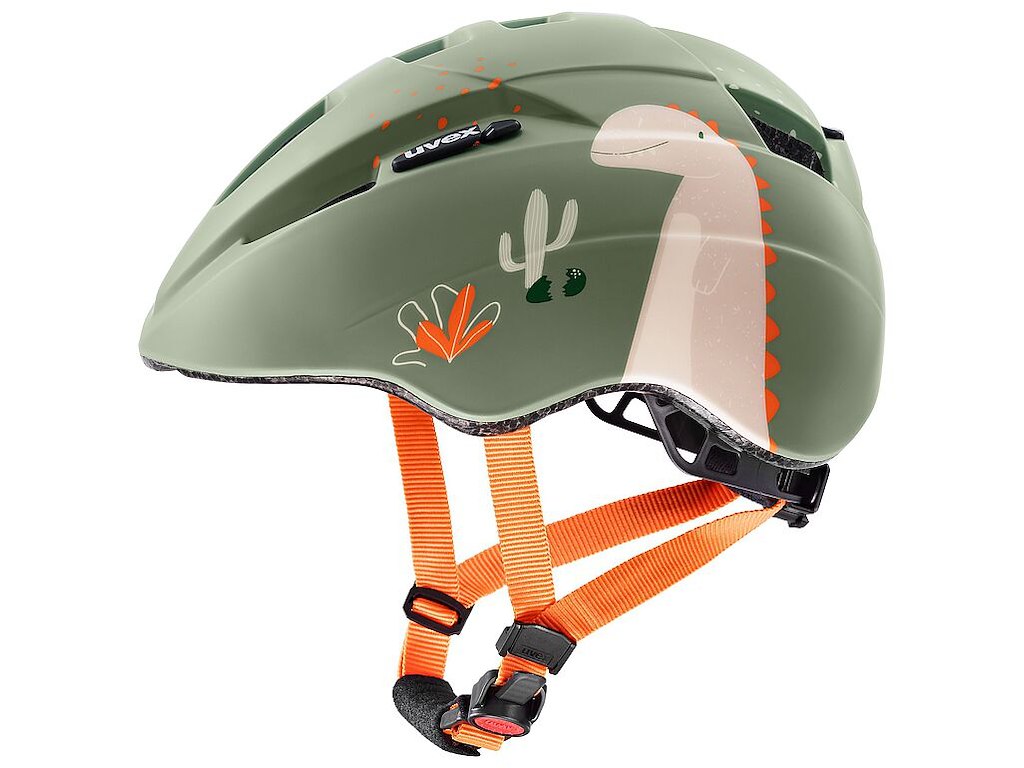 Uvex Kid 2 cc Cykelhjelm - Sage Green Dino matt - Str. 46-52 cm