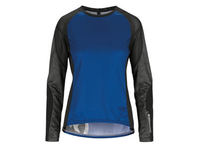 Assos Trail Womens Jersey - Dame MTB cykeltrøje med lange ærmer - Blå - Str. XL