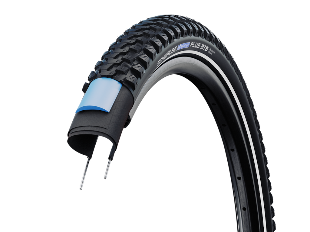 Schwalbe Marathon Plus MTB - Addix Smart DualGuard - Tråddæk - 27,5x2,60 (65-584) - Sort