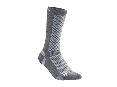 Craft Wool Warm Mid 2-Pack Strømper - Granite/Platinum