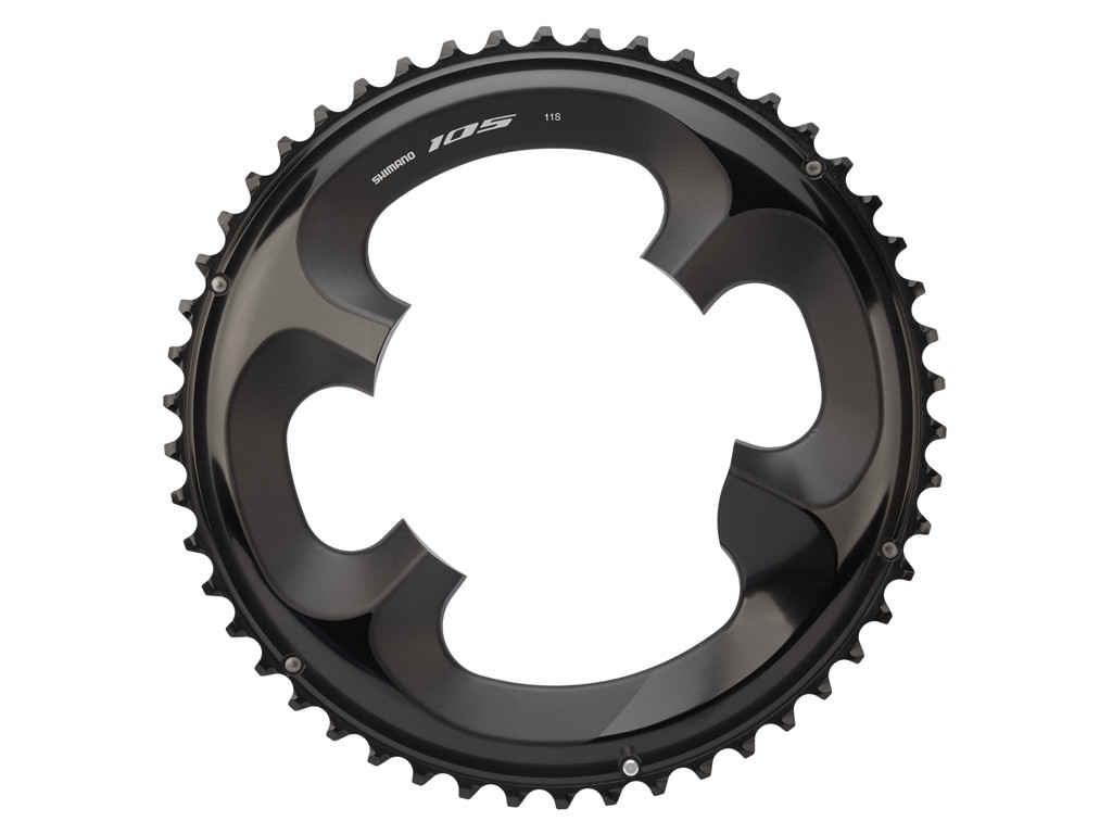 Shimano 105 klinge - 52 tands sort - Type FC-R7000