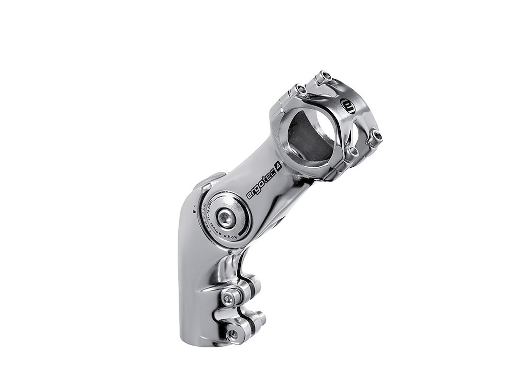 Ergotec Octopus 2 Frempind MTB/City ø31,8/28,6mm 90/60mm lang - Safety level 4 - Sølv Ergotec Octopus 2 Frempind MTB/City ø31,8/28,6mm 90/60mm lang - Safety level 4 - Sølv