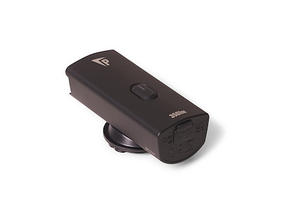 Pathtaker forlygte med 350 lumen genopladelig - med lygteholder og beslag til Garmin
