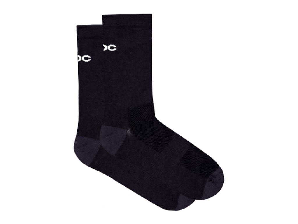 POC Cadence Road Long Sock - Cykelstrømper - Uranium Black - Str. Medium/40-42