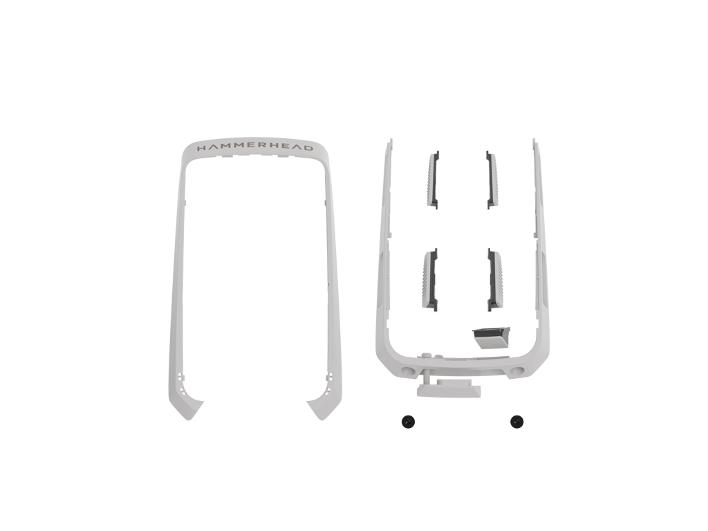 Hammerhead mask grå til Karoo cykelcomputer