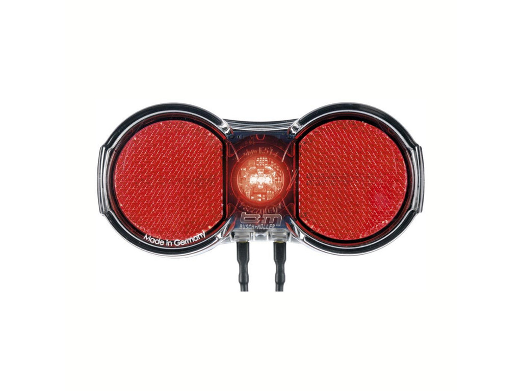 Busch+Müller Toplight Flat Plus - Baglygte til dynamo - 50mm bolt afstand