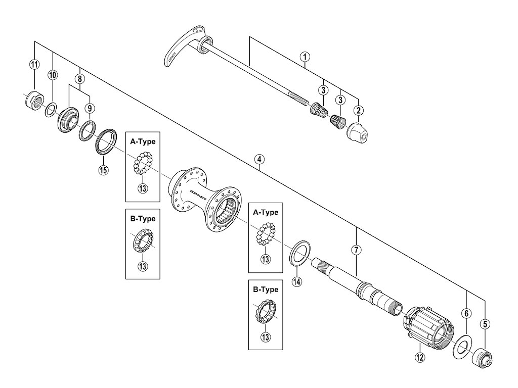 Shimano konus venstre til bagnav FH-7800