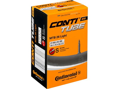 Continental 26 Letvægts Slange 47/62-559 med 42mm racer ventil"