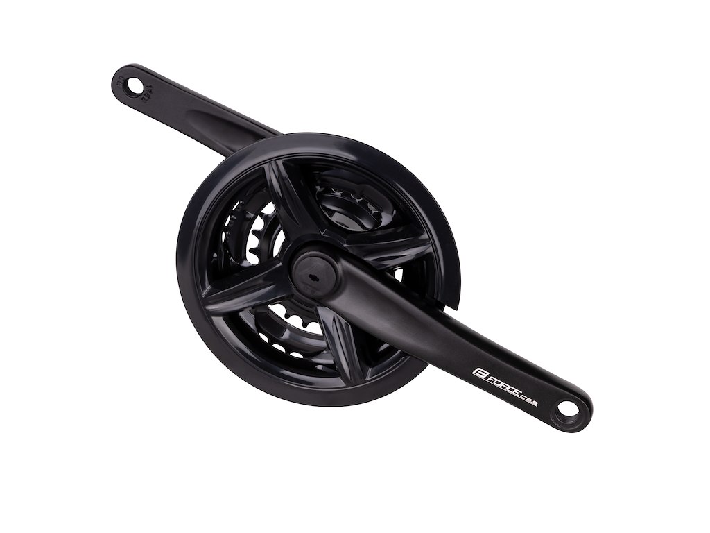 FORCE C8.5 kranksæt 42/34/24 tands klinger stål 175 mm alu pedalarme til firkantet aksel