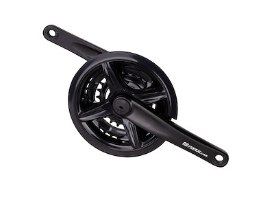 FORCE C8.5 kranksæt 42/34/24 tands klinger stål 175 mm alu pedalarme til firkantet aksel