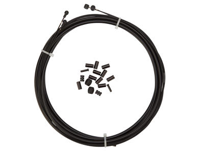 Pathtaker - Premium Kevlar/Teflon Bremsekabel - 5 mm - Sort - Sæt til for og bag