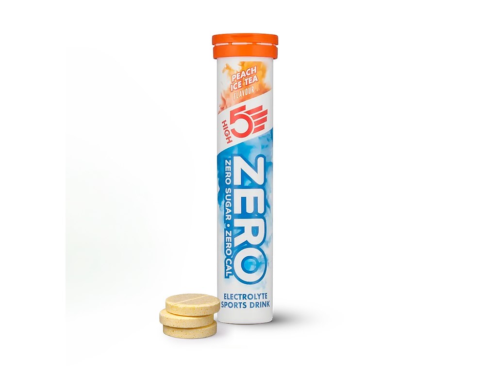 High5 Zero elektrolyt tabletter Peach Ice Tea 20 stk.
