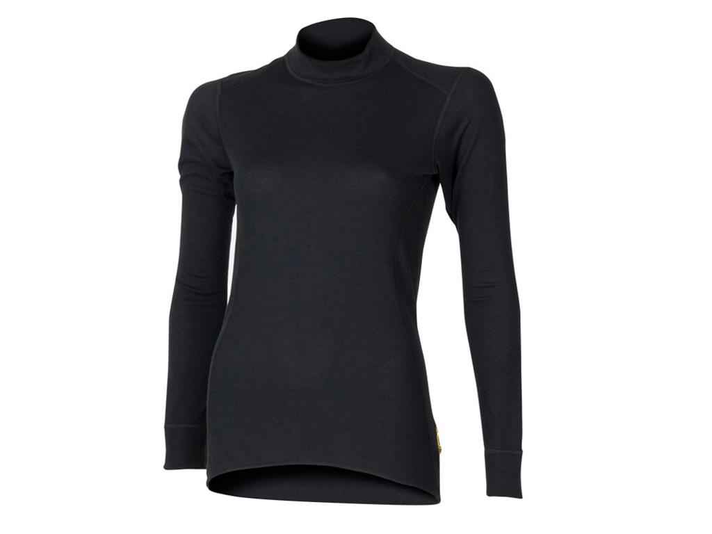 Sensor Double Face Evo - Svedundertrøje med lange ærmer til damer - Sort