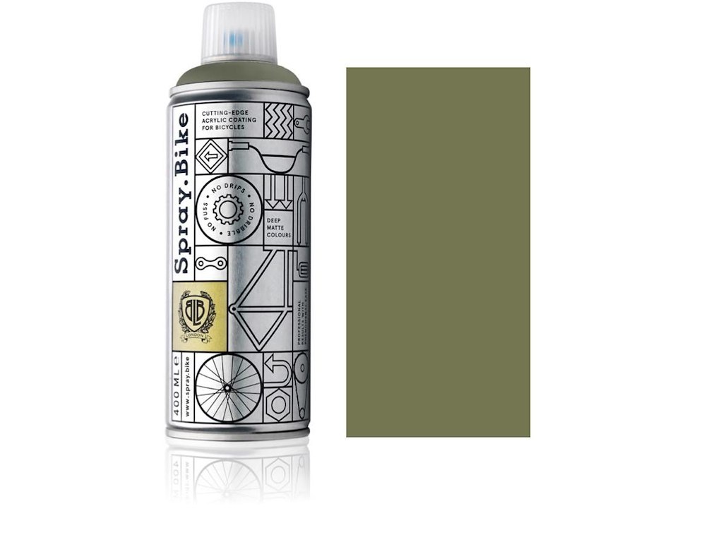 Spray.Bike spraymaling 400 ml olivengrøn