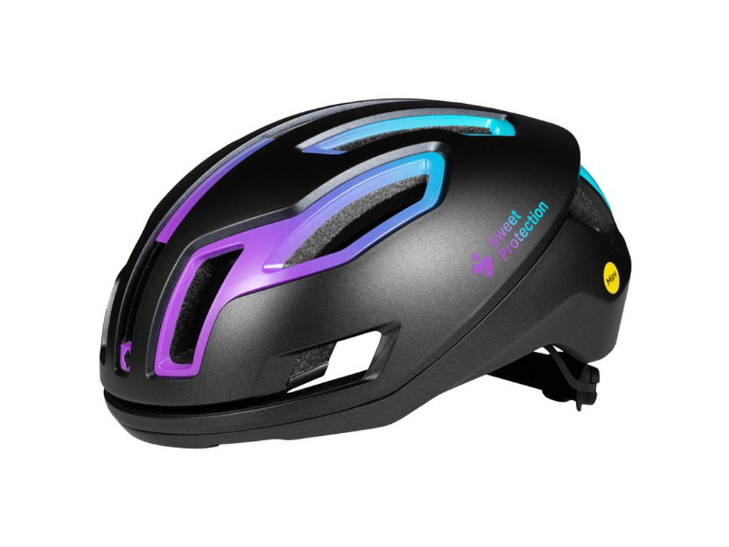 Sweet Protection Falconer 2Vi Mips - Cykelhjelm - Black Hyper Violet