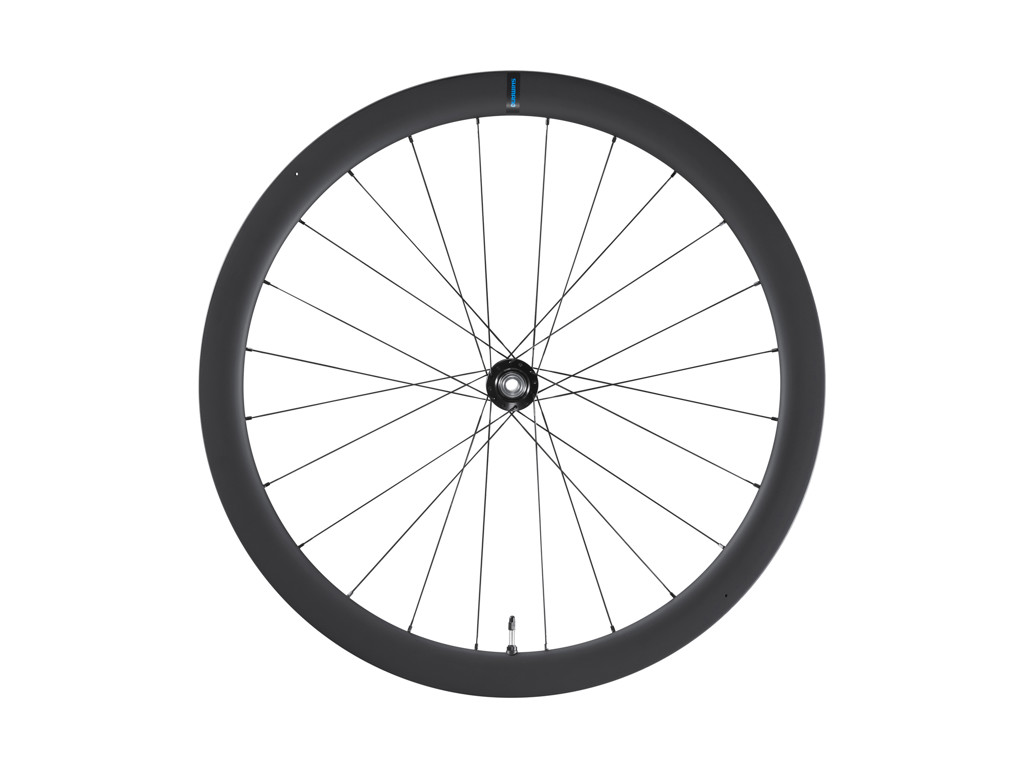 Shimano 105 Di2 C46 - Forhjul 700c - Tubeless - Disc - E-Thru