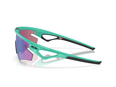 Oakley Sphaera Slash Neon Pop Collection - Cykelbriller - Matte Celeste/Prizm Road Jade