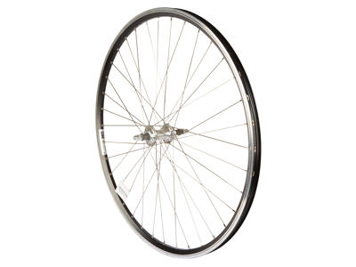 Contec 700c baghjul - Classic Z19 fælg - 19-622 - Skruekrans - Gevind - Sort m/sølv nav