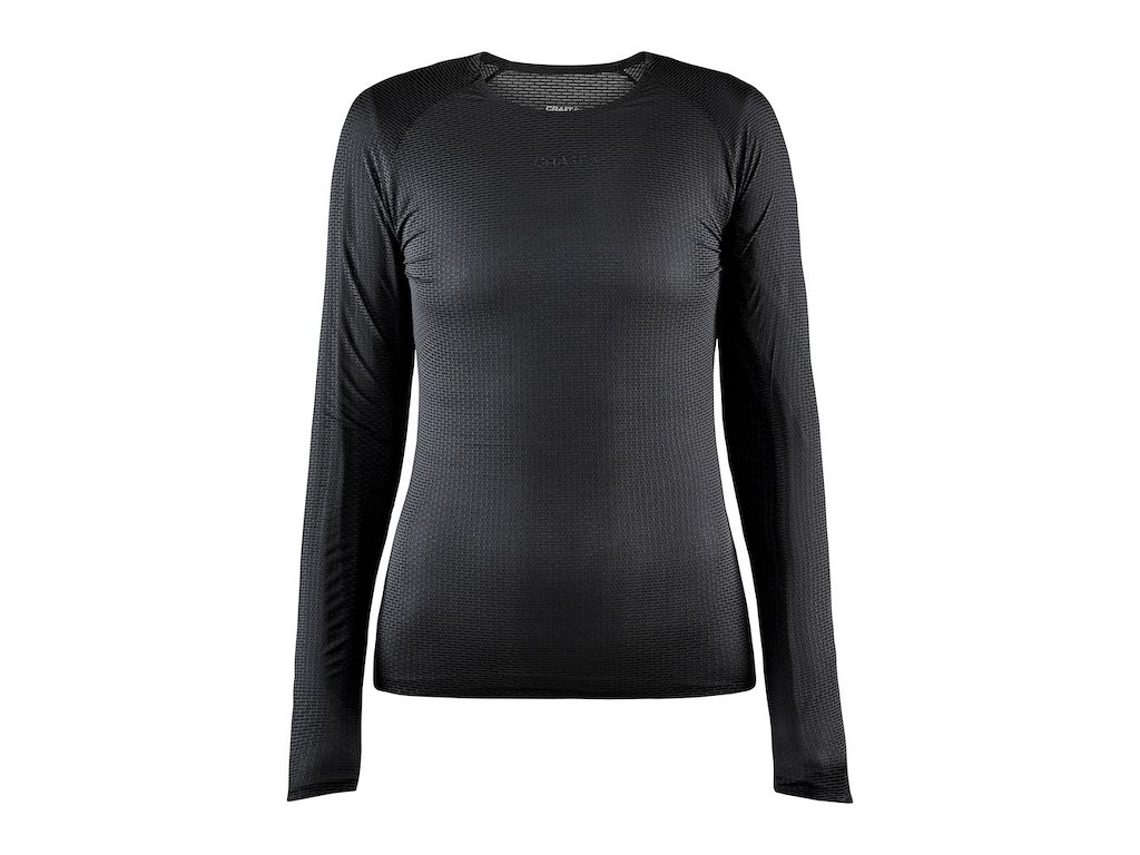 Craft Pro Dry Nanoweight Women langærmet trøje sort 