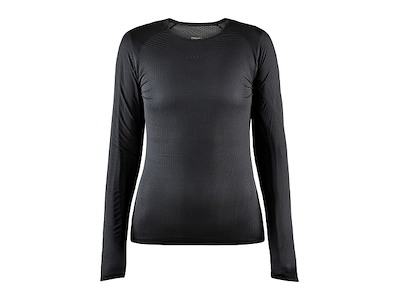 Craft Pro Dry Nanoweight Women langærmet trøje sort 