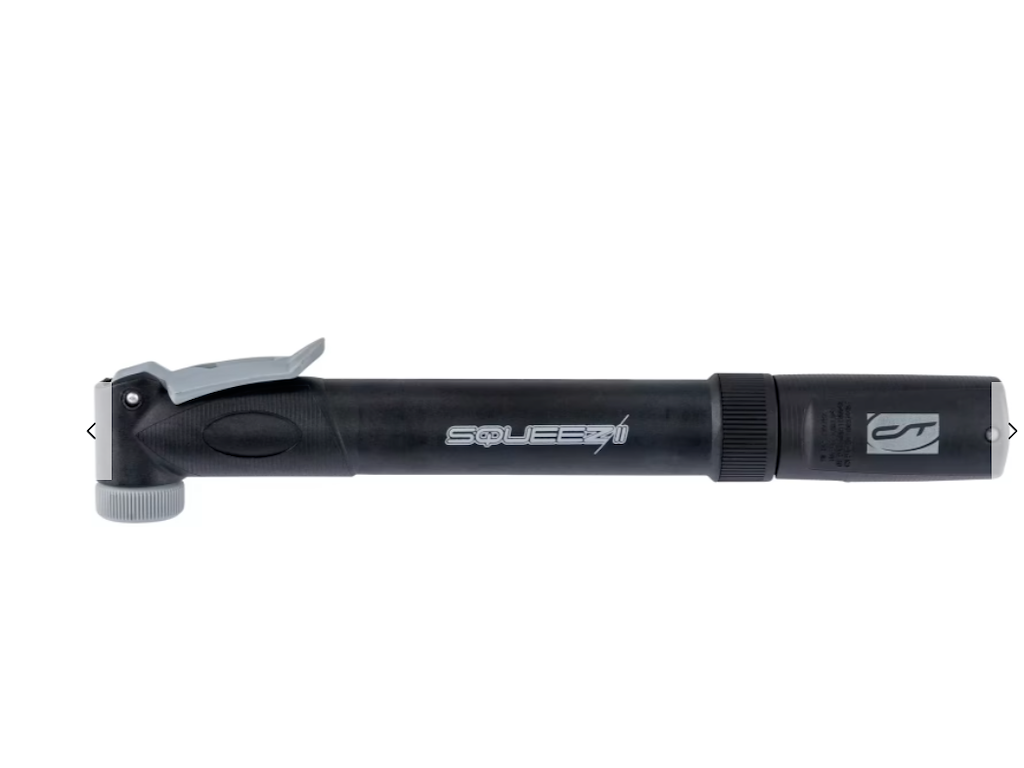 CONTEC Squeez II Minipumpe - 6 Bar / 80 PSI - Sort/Grå