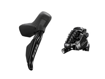 Shimano 105 Di2 R7170 - Skifte- og bremsegreb højre - Hydraulisk kaliber og olieslange 