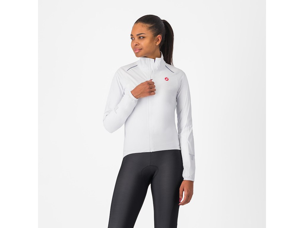 Castelli Emergency 3 Womens Rain Jacket - Dame - Hvid - Str. XS