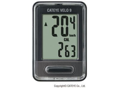 Cateye Computer Velo 9 Sort CC-VL820