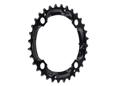 FORCE klinge 32 tands BCD 104mm 10 gear stål sort