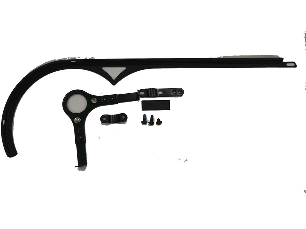 Bike Attitude Kædeskærm - Rustfrit stål - Sort