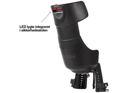 Bobike Exclusive Tour Plus - Barnestol til bagagebærer - Sort 