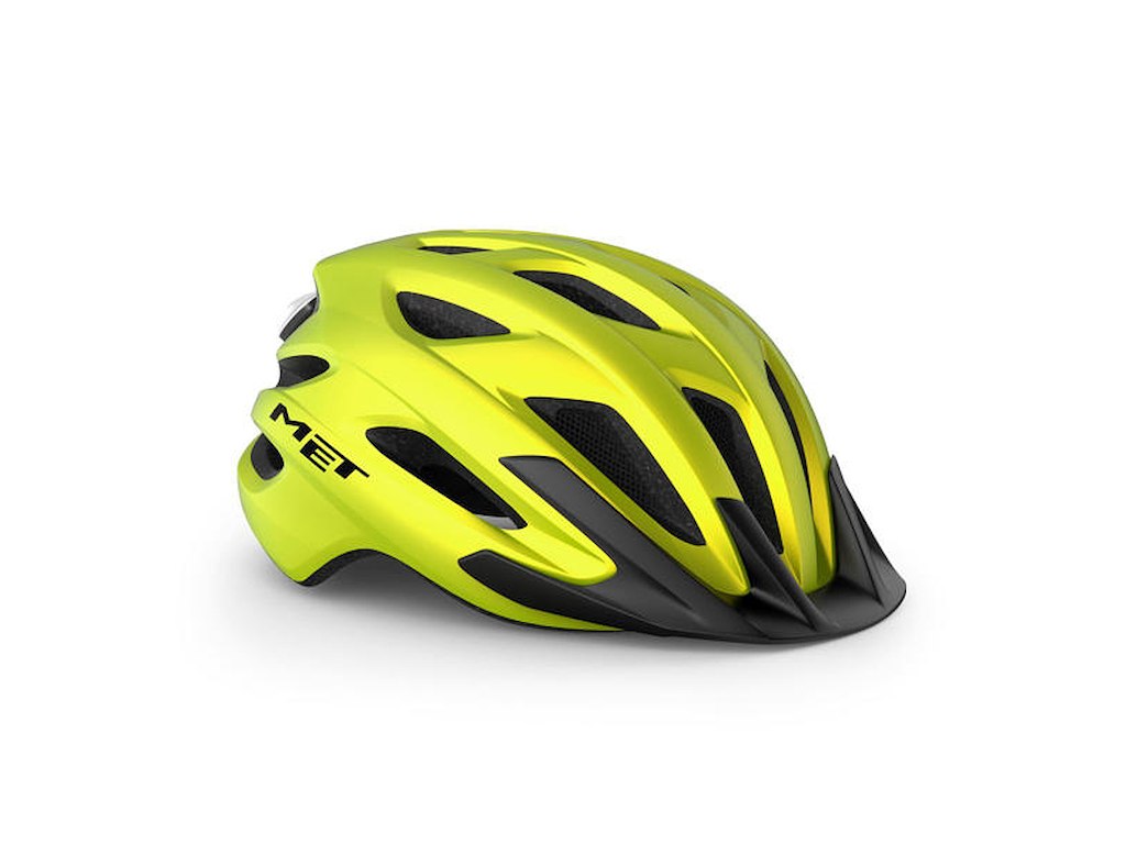 MET Crossover - Cykelhjelm - Lime - Str. 52-59 cm MET Crossover - Cykelhjelm - Lime - Str. 52-59 cm