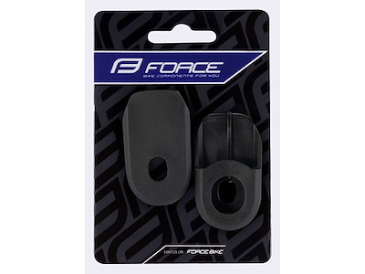 FORCE gummi beskytter til pedalarme 2 stk. sort