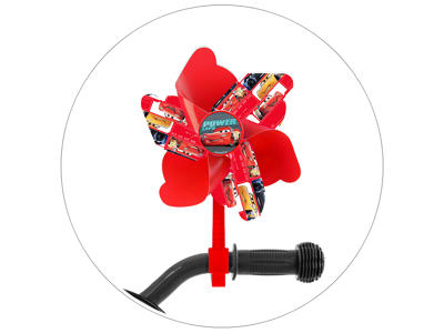 Seven - Cars 3 - Vindmølle til cykelstyr - Rød