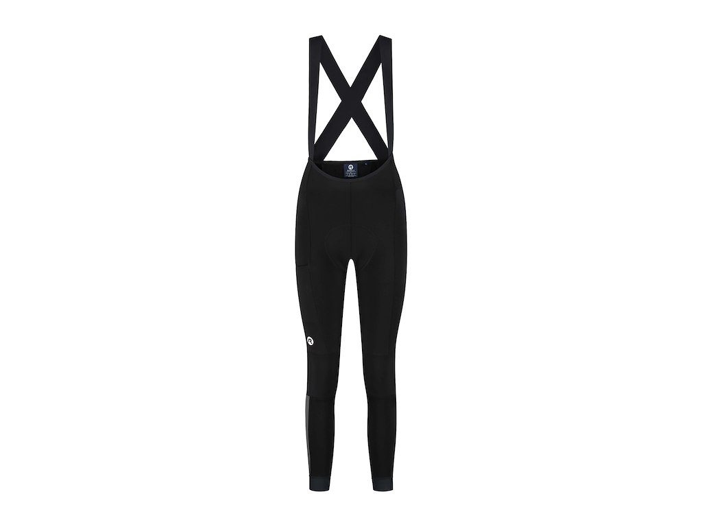 Rogelli Distance II Lange bukser med seler - Dame - Sort