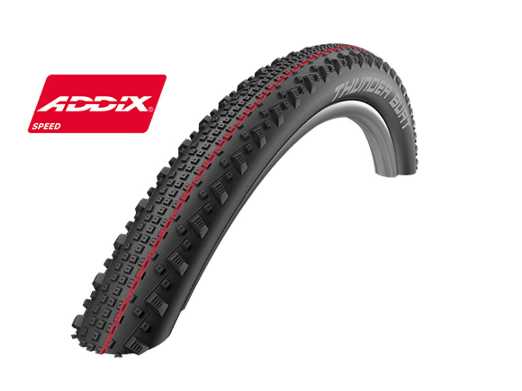 Schwalbe Thunder Burt - Super Ground Addix Speed ââTLE Foldedæk - 29x2,10(54-622) E-25 - Sort