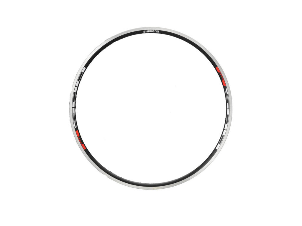 Shimano WH-R501A - Fælg - 700c (622x15C) - Med 24 egerhuller - Sort/Rød