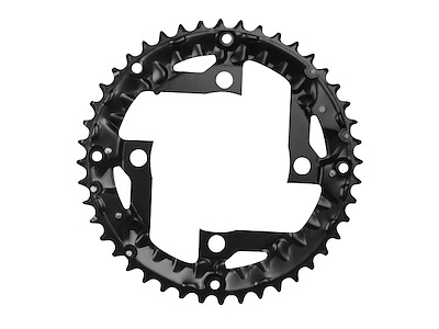 FORCE klinge 44 tands BCD 104mm 9 gear stål sort