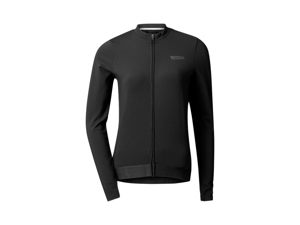 Pathtaker Thermal Bike Jersey - Cykeltrøje - Dame - Sort