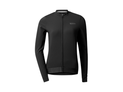 Pathtaker Thermal Bike Jersey - Cykeltrøje m/lange ærmer - Dame - Sort - L