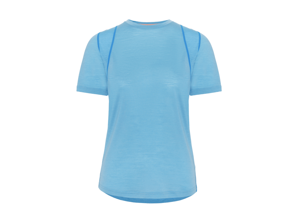 Kari Traa Embla Wool Tee - T-Shirt - Blå - Str. L