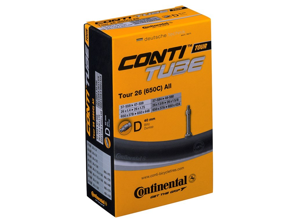 Continental 26 x 1,4 - 1,75 Slange Dunlop"